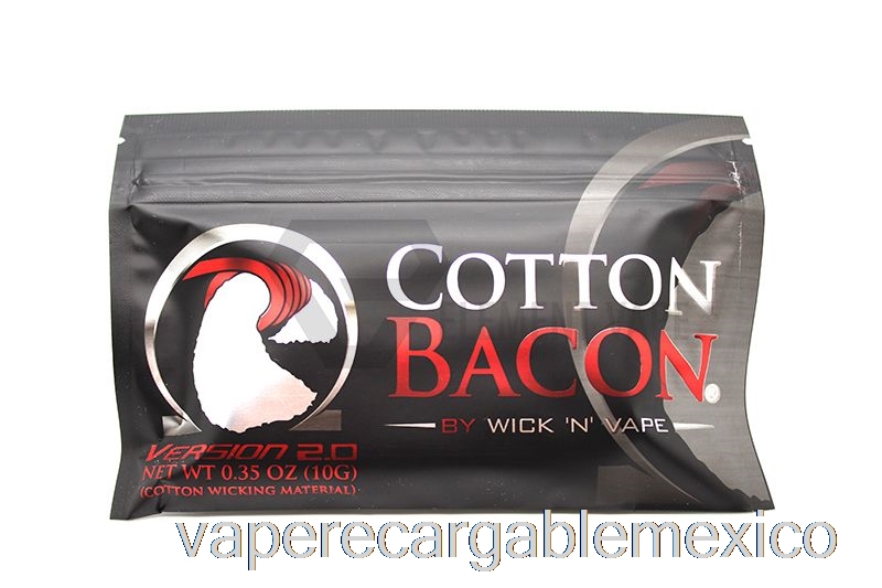 Vape Recargable Wick 'n' Vape Tocino De Algodón Orgánico V2